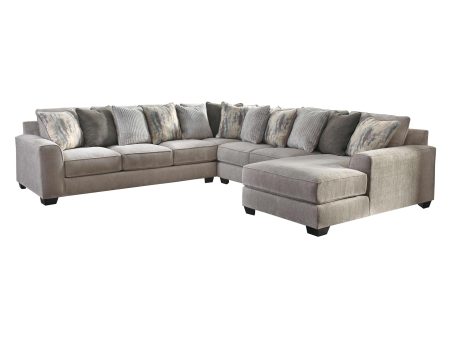 Benchcraft Ardsley Fabric 4 pc Sectional 3950466 3950477 3950434 3950417 For Cheap