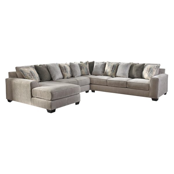 Benchcraft Ardsley Fabric 4 pc Sectional 3950416 3950434 3950477 3950467 Sale