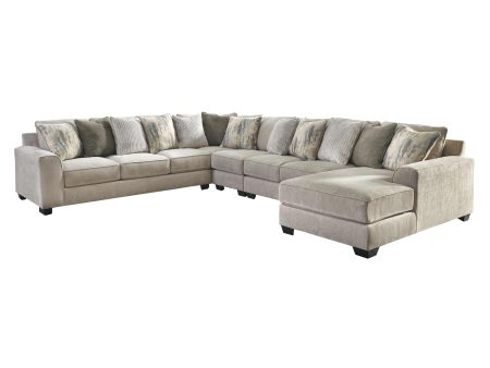 Benchcraft Ardsley Fabric 5 pc Sectional 3950466 3950477 3950446 3950434 3950417 For Sale