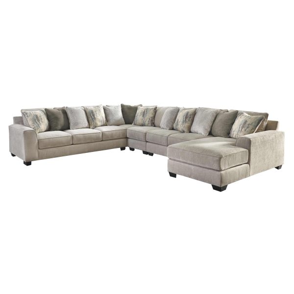 Benchcraft Ardsley Fabric 5 pc Sectional 3950466 3950477 3950446 3950434 3950417 For Sale