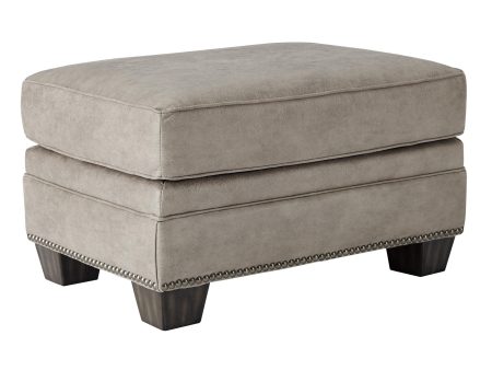 Signature Design by Ashley Olsberg Leather Look Ottoman 4870114 Supply