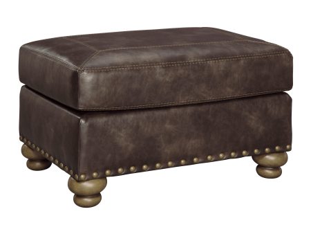 Signature Design by Ashley Nicorvo Leather Look Ottoman 8050514 Sale