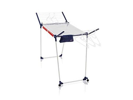 Leifheit Tendedero con alas Pegasus 200 Solid Deluxe Mobile, tendedero de ropa plegable con equipamiento completo, tendedero exterior e interior Reacondicionado Online Sale