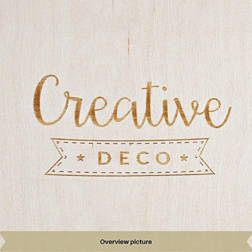 Creative Deco 10 x A3 Tablero Madera Contrachapado, 420 x 300 x 6 mm (+ - 0.5mm), Manualidades Chapa Maciza Abedul para Bricolaje, Ideal para Pirograbado, Corte por Laser, CNC Router, Modelado Reacondicionado Online now